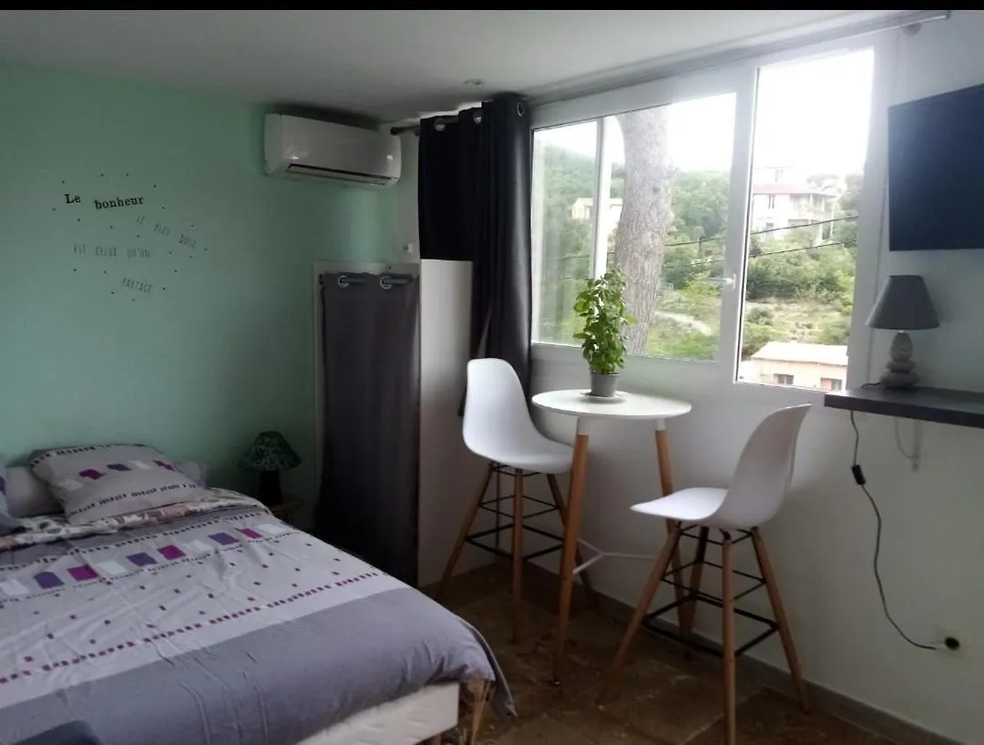 Studio D'Environ 20M2, Piscine, Vue Mer, Pour 2 Personnes Марсель 0*,  Франция